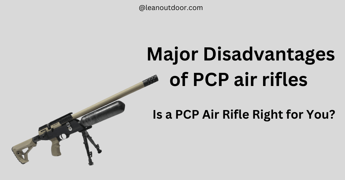 disadvantages of pcp air rifles